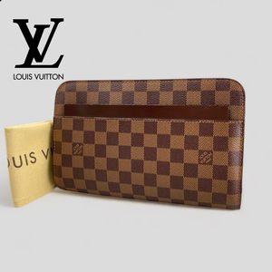 ■ルイ ヴィトン■ ダミエ サンルイ クラッチ・セカンドバッグ 収納式ストラップ LOUIS VUITTON クラッチバッグ 