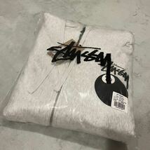 送料無料【新品】STUSSY ステューシー 8BALL ジップ パーカー グレー スウェットパーカー XL メンズ レディース 8ボール_画像9