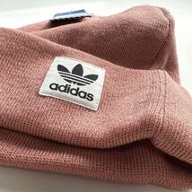 送料無料 アディダス adidas ニット帽 ビーニー adidas Originals 帽子 ニットキャップ メンズ レディース ユニセック ピンク ローズ_画像4