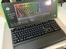 [1円スタート]レイザー ゲーミング キーボード BlackWidow V3 Pro JP Green Switch RZ03-03531300-R3J1 （ブラック）ジャンク品_画像1