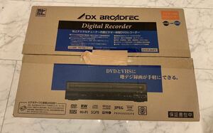 ほぼ未使用ビデオ一体型DVDレコーダー保証書ありビデオVideo地上recorderデジタルdigital欠品あり希少品レア貴重アンテナ入手困難おすすめ