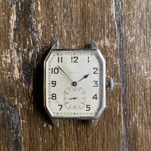 【ネコポス可】1926年製 エルジン Elgin 初期腕時計 ジャンク扱い