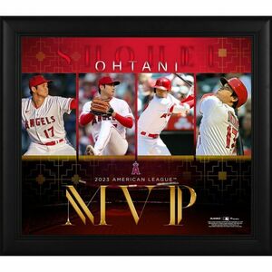 エンゼルス 大谷翔平選手 2023MVP記念フォトフレームMLB フォトフレーム 2023 ア・リーグ MVP Collage Framed Fanatics