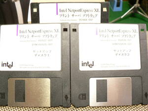  postage the cheapest 140 jpy :FD132: Intel * net port Intel Netport Express XL print server software 3 sheets set 