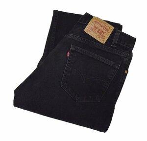 USA製【ビンテージ】【LEVI'S】【リーバイス５０５】505【黒】【デニムパンツ】ブラックデニム【34ｘ36】CJ2587-15-CK18