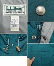 80's USA製 L.L.bean グリーン BAXTER STATE PARKA バクスターステートパーカー マウンテンパーカー レディースＳCE3012-22-50-CK29_画像2