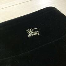 美品★バーバリーブラックレーベル BURBERRYBLACKLABEL トラックジャケット ブルゾン 袖ライン ロゴ ベロア 黒×白 ジャージ_画像9