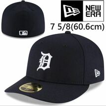 ☆正規品新品☆NEWERA 59FIFTY LOW PROFILE ニューエラ キャップ 5950LP 5950シリーズ カーブバイザー MLBチーム タイガース 60.6cm_画像1