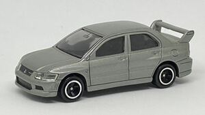 トミカ 赤箱 34 中国製 三菱 ランサー エボリューションⅦ GT-A シルバー 銀 エボⅦ ランエボ 7 MITSUBISHI LANCER Evolution TOMICA 車