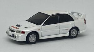 タカラトミーアーツ 頭文字D リアルカーモデル 三菱 ランサー エボリューションⅣ CN9A 岩城 清次 LANCER EVO 白 ホワイト ランエボ エボ4