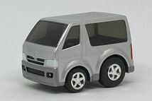 チョロQ 79 トヨタ ハイエース 200系 シルバー TOYOTA HIACE VAN H200 前期 Ⅰ型 タカラ ミニカー 模型 プルパック バン 車 乗用車 商用車_画像1