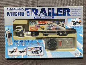 Toyco 1/64 3 канальный радиоконтроль автомобиль Micro Trailer Nissan Diesel Big Thumb Drack Удаленный Concon RC R/C