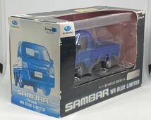 1000台限定 ダイヤペット 1/36 スバル サンバー トラック WRブルー リミテッド SUBARU SAMBER TRUCK BLUE LIMITED ミニカー 模型 TT1 TT2_画像9