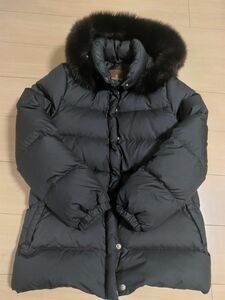 希少　茶タグ　MONCLER　モンクレール　ダウンジャケット　ブラック