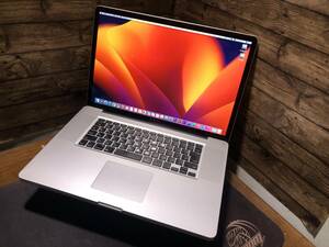 ★最終モデル 希少 MacBook Pro 17inch A1297 Intel Core i7 2.40GHz～3.40GHz / Memory16GB / 大容量1TB ＋ 大容量 500GB搭載★