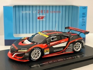 ＜絶版・未展示＞ EBBRO　エブロ　1/43　Modulo KENWOOD NSX GT3 No.34　SUPER GT GT300 2018　モデューロ　ケンウッド