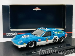 ★★★ 希少！★★★ ＜絶版・未使用＞EBBRO　エブロ　1/43　SEKISUI LOTUS 47GT 1969　Japan GP No.46　セキスイ ロータス 日本GP