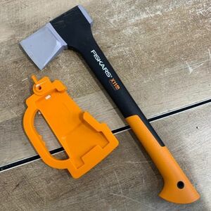 ◆1円スタート◆手斧◆ FISKARS X11 ハンドアックス ハチェット キャンプ アウトドア BBQ 焚火 焚き火 ハチェット 斧 薪割り mc01061799