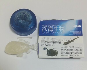 オニキンメ 蓄光版 深海生物１弾 フィギュアコレクション 海洋堂 検) 非売品 ボトルキャップ チョコエッグ アクアテイルズ 松村しのぶ