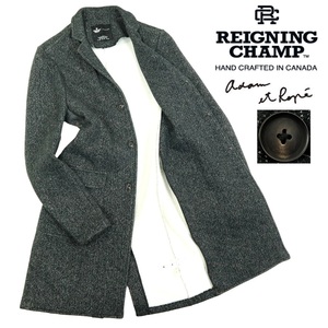 【B2689】【美品】【定価34,000円】REIGNING CHAMP×ADAM ET ROPE レイニングチャンプ アダムエロペ チェスターコート 別注 サイズM