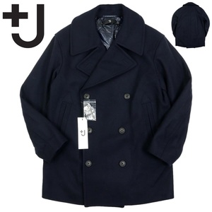 【B2703】【新品】+J UNIQLO×JIL SANDER プラスジェイ ユニクロ ジルサンダー ウールブレンドオーバーサイズピーコート サイズS