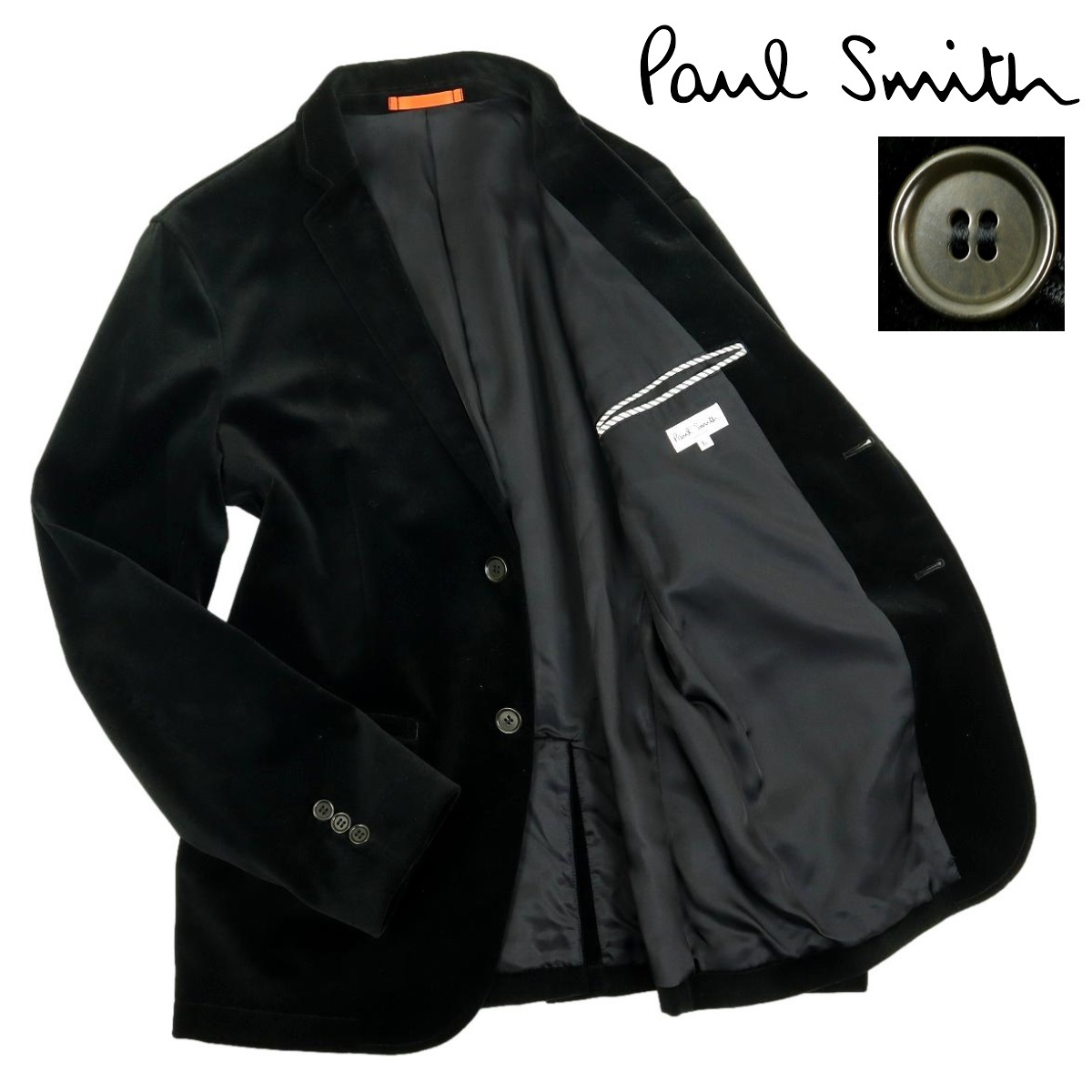 最新入荷 セットアップ London Smith Paul ベロア ブラックM