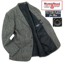 【S3046】【極美品】PEYTON PLACE×HARRIS TWEED ペイトンプレイス ハリスツイード テーラードジャケット サイズL_画像1