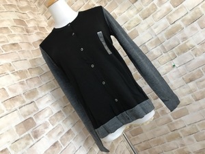 Q20033◎UNIQLO　ユニクロ　079551　エクストラファインメリノウール クルーネック カーディガン　M