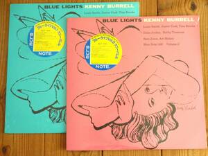 未開封デッドストック / Kenny Burrell / ケニーバレル / Blue Lights, Volume 1 & 2 / BLUE NOTE ブルーノート 東芝EMI BLP1596 & BLP1597