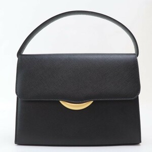 2312-92 Alpha Cubic handbag formal bag clutch bag 2WAY ALPHA CUBIC leather made black 