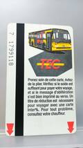 S1387-F　　海外乗車券　【　ベルギー南部ワロン地方　TEC（フランス語圏）①スタンダード　】_画像1