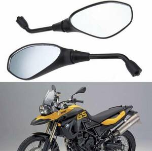 新品 汎用 バイクミラー BMW GS アプリリア タイプ ネジ径10mm　