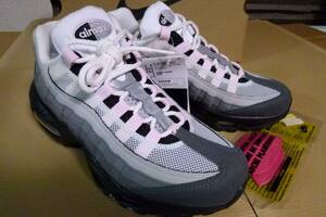 未使用新品●NIKE AIR MAX95 PRM//(US6 24.0㎝)ナイキ　エアマックス95/希少/ピンクグラデ/（BLACK/PINK FOAM-GUNSMOKE-GREY FOG /厚底●