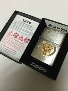 【Spx】キャデラック Zippo/ジッポライター・シルバーポリッシュ／【type1】／CADILLAC/　USA製 ！新品！即決！