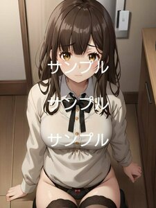 ポスター　イラスト　高品質　高繊細　荻原沙優①