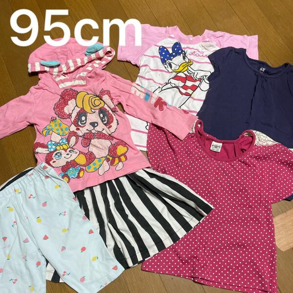 95cm 女の子 半袖 シャツ パジャマ ディズニー 長袖　まとめ売り