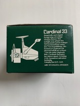 ★未使用品　激安★アブガルシア★ABU Cardinal 33 スプール・箱・リール袋・取説★観賞用として陳列ケースに長期間展示_画像2