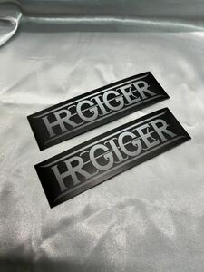 H.R.GIGER ロゴマグネットステッカー　ギーガーミュージアム　2枚セット送料無料