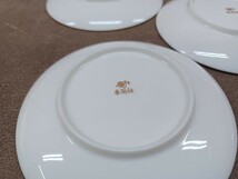 香蘭社 銘々皿 小皿 5枚セット 金縁 食器 プレート キッチン コレクション 直径約12.5cm×高さ約1.7cm 箱入り 未使用品？ 奈良発_画像6