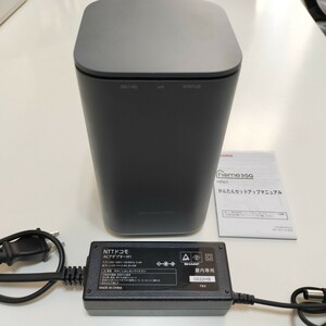 【中古/ジャンク】docomo home 5G HR01 Wi-Fiルーター