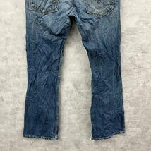 【中古】Levi's527TM ブルー ジップフライ デニムジーンズパンツ W32L30 実寸W33in 赤タブ 005527 0249 USA 海外輸入 古着 LK10191_画像4