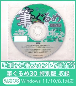 ★最安★【新品/送料無料/迅速発送】2024年 辰年用「筆ぐるめ30 特別版」DVD-ROM毛筆フォント年賀状宛名印刷住所録令和6年たつ年辰年筆まめ