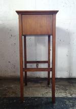 レトロファニチャー　当時物 ＊旭川家具　＊Solid Furniture 　近藤工芸＊サイドチェスト　キャビネット 　電話台　花台　飾台 ＊引き出し_画像7