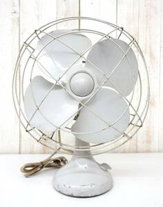 大正　昭和レトロ　当時物 　レトロ　アンティーク 　＊TOSHIBA 東京芝浦電気＊A.C ELECTRIC FAN エレクトリックファン　卓上扇風機　