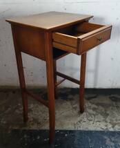 レトロファニチャー　当時物 ＊旭川家具　＊Solid Furniture 　近藤工芸＊サイドチェスト　キャビネット 　電話台　花台　飾台 ＊引き出し_画像8