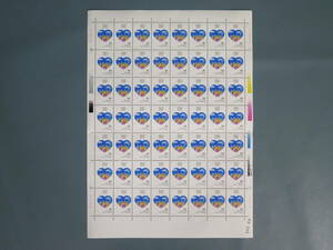 中国切手シート⑳ 中国人民郵政 20分×56枚(1シート) 中国国際ボランティアデー J.156.(1-1) 未使用 中国切手 外国切手　1988