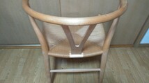 ④Carlhansen & son カールハンセン＆サン Yチェア 直接取り引き可 Danish chair デニッシュ チェア 椅子 木製 デザイナーズ 編込 美品_画像7