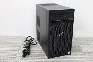 D1214【i5第8世代】DELL / Precision 3630 Tower / CPU：core i5-8500@3.00GHz / メモリ：32G / SSD：512GB[OS]HDD：1TB / Windows 11Pro