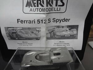 1/43 MERI FERRARI 512 S BRANDS HATCH 70