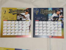 ORIX BUFFALOES CALENDAR 2024　オリックス・バファローズ　2024年　卓上カレンダー　未使用品_画像4